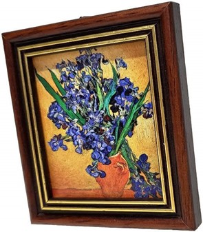 GAVE TIL FORÆLDRE. "Iriser", lille kopi af Vincent van Gogh maleri