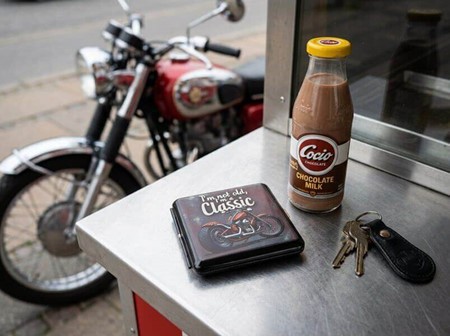 Cigaret Etui Metal med Chopper Motiv – Den perfekte gave til mænd