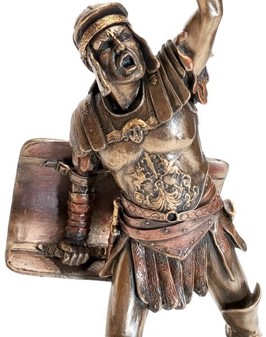 Spartacus bronze figur. Gør din hylde episk (uden at kæmpe selv)