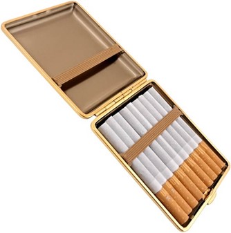 Cigaret etui i Ægte Læder. Stilfuldt, Holdbart og Perfekt som Gave