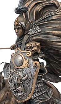 Luksuriøs Figur til Kontor. Zhao Yun kinesisk generel. Gave til chefen