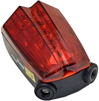 BEDSTE CYKELLYGTER. Billig cykel baglygte med dobbelt laserlys + 5 LED