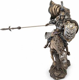 Luksuriøs Figur til Kontor. Zhao Yun kinesisk generel. Gave til chefen
