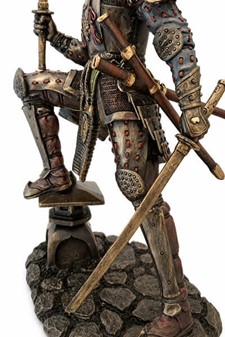 Samurai Figur Bronze. Unik Julegaveidé og Dekoration til Ham