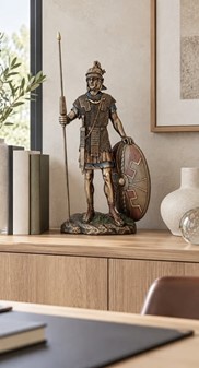Romersk Legionær Figur i Bronze. Perfekt Gave til Ham og Kontor Pynt