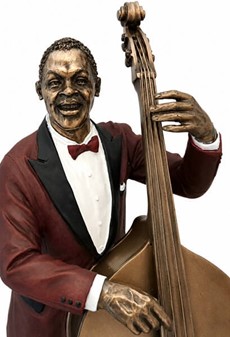JAZZ KONTRABASSIST FIGUR | Julegave til Musiker og Musikelskeren