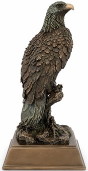 Majestætisk Ørnefigur i Bronze. Eksklusiv fuglefigur til skrivebord