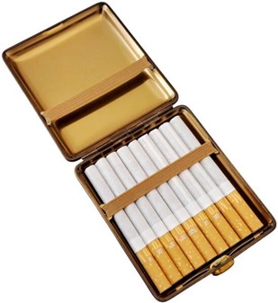Diskret Elegance som Gave: Leopard Cigaret Etui i Kunstlæder