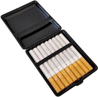 CIGARETETUI LÆDER BILLIG. VOM HOFE kvalitets kunstlæder cigaretetui