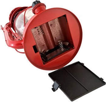 Retro LED Campinglampe til Udendørs Brug. Robust og Myggefri Hygge