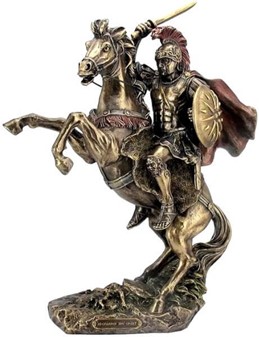 ALEXANDER DEN STORE. Smuk Veronese bronze figur som pynt til kontoret