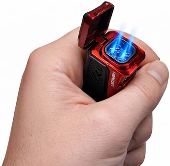 Rød luksus cigar Jet lighter. Den ultimative gave til cigar entusiast