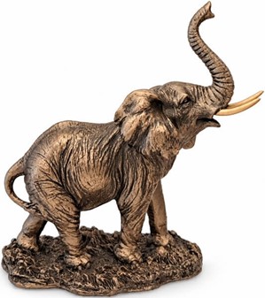 Lille Elefant Figur. Bronze Dekoration – Perfekt Gave til Hjemmet