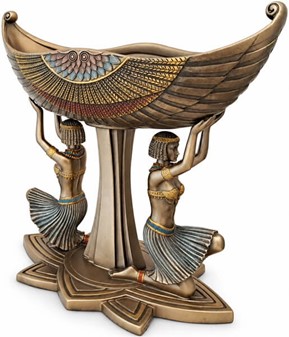 Dekorationsskål med egyptiske danserinder. Eksklusiv gave til brudepar