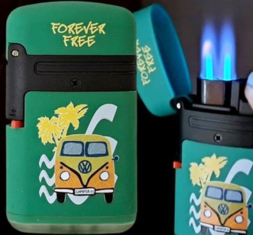 Volkswagen Stormlighter. Dobbelt flamme Retro VW Camper Lighter