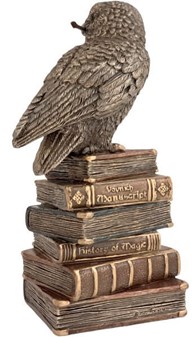 Ugle Figur Bronze. Kreativ Studentergave og Symbol på Visdom