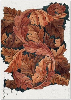 BRILLEETUI. Kunstnerisk etui til briller med William Morris design