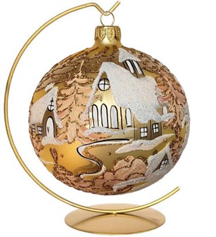 Stativ til julekugler. Metalstativ til kugler op til 20 cm diameter