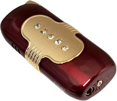 Luksuriøs gas lighter til kvinder. Eksklusiv gave med Swarovski