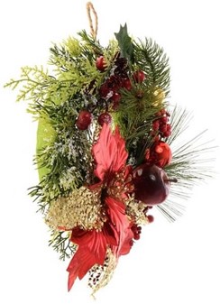 Fortryllende kunstig julekrans. Passer især godt til jul. Ø 35 cm