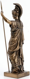Imponerende Athene Gudinde Figur. Græsk Myndighed til Kontor og Hjem