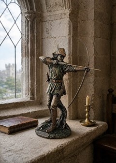 Robin Hood Figur. Legenden I Bronze: Sherwood-stil til din stuen!