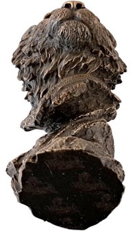 Bronze buste af tiger. Eksklusiv stuepynt og kontordekoration