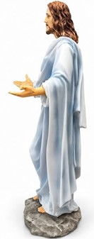 Skab Ro: Jesus Kristus figur med Sjæl. Kunstværk fyldt med Fred og Håb