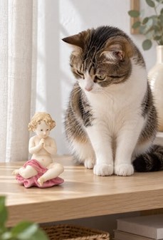 ENGEL FIGUR. Charmerende porcelæn figur. Et symbol på ro og skønhed