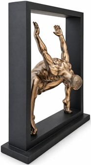 Sportsfigur i Bronze. Eksklusiv gymnastik figur og ultimativ gave