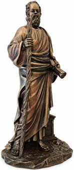SOKRATES. En unik bronze figur af antikkens største filosof fra Athen
