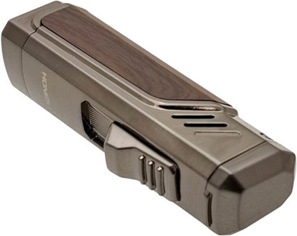 Eksklusiv Cigar Lighter. Tre Jet Flammer - Perfekt Gaveidé i Mahogni