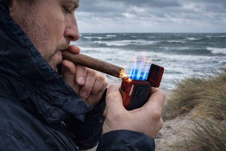 Rød luksus cigar Jet lighter. Den ultimative gave til cigar entusiast