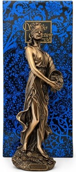 Fortuna figur i bronze. Giv lykke i bryllupsgave