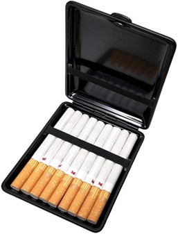 BILLIG JULEGAVE TIL FAR. Bedste, hvide cigaret etui læder fra Vom Hofe