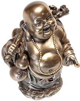 Smilende Buddha figur: Din Daglig Dosis af Lykke og Held