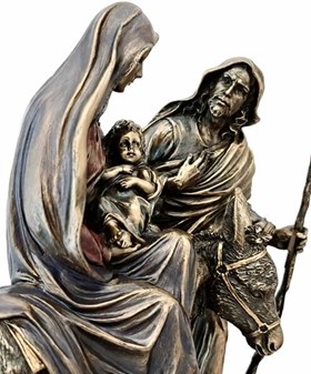 FLUGT TIL EGYPTEN. Enestående figur Hellige Familie. Ideel Julegave