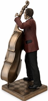 JAZZ KONTRABASSIST FIGUR | Julegave til Musiker og Musikelskeren