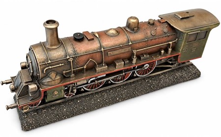 Steampunk Damplokomotiv Figur – En nostalgisk rejse i miniature!