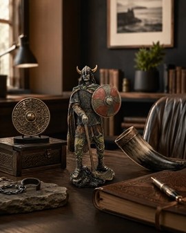 VIKINGE FIGURER. Smuk samling af pyntefigurer til vikinge gaver