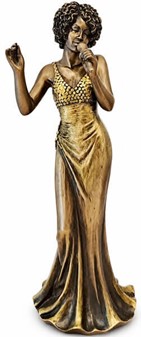 Jazz Diva Figur – En Elegant Gave til Musikelskere og Sangere