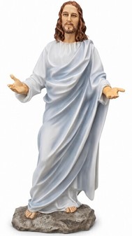 Skab Ro: Jesus Kristus figur med Sjæl. Kunstværk fyldt med Fred og Håb