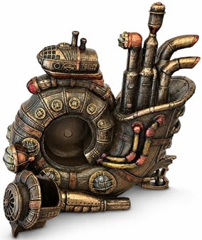 SMYKKEÆSKER. Fænomenalt Steampunk ubåd Nautilus i smykkeskrin form