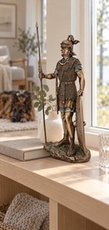 Romersk Legionær Figur i Bronze. Perfekt Gave til Ham og Kontor Pynt