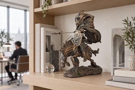 Luksuriøs Figur til Kontor. Zhao Yun kinesisk generel. Gave til chefen