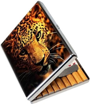 CIGARETETUI METAL. Katte store og små på cigaretetuier med billeder