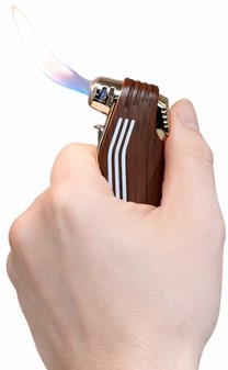 Premium Pibe Lighter med værktøj. Perfekt gave til piberygeren