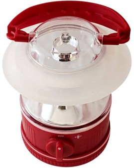 Billig Mini Campinglampe. Lyser som en rød stjerne! lyser til 72 timer