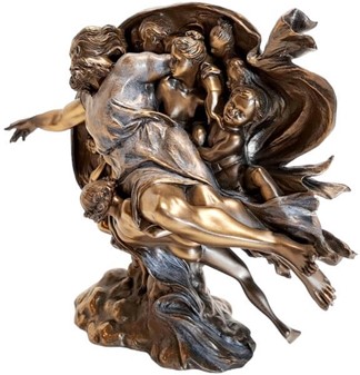 KLASSISK SKULPTUR. Unik Veronese bronzefigur af Skabelsen af Adam