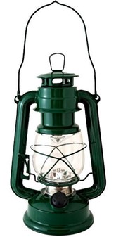 Grøn Retro LED Campinglampe. Insektfri hygge uden røg og brandfare